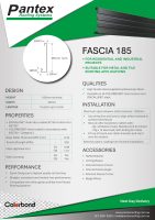 Fascia 185 – Technical Guide