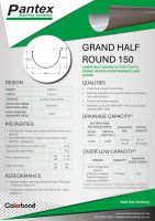 Grand Half Round 150 Gutter – Technical Guide