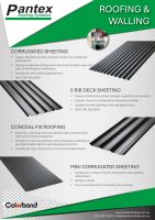 Roofing & Walling Selection Guide